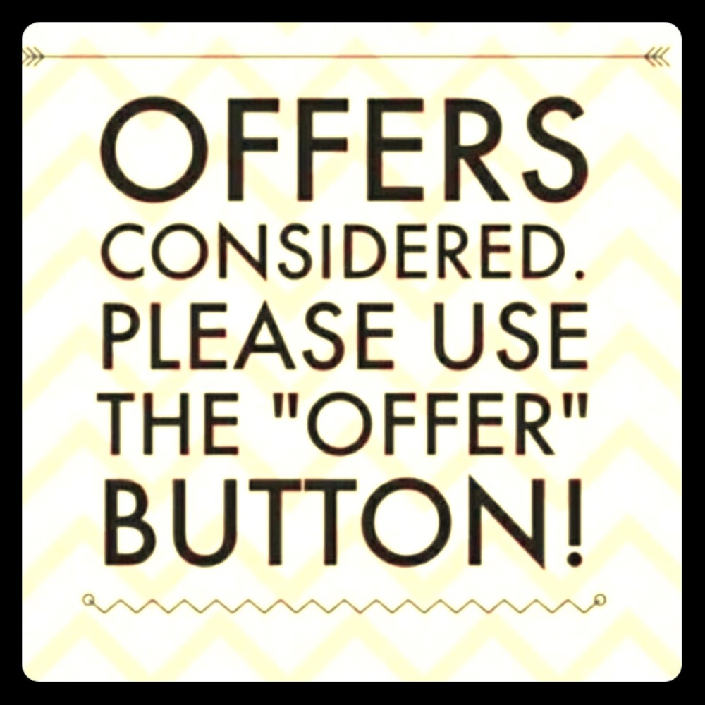 All reasonable offers considered!😀